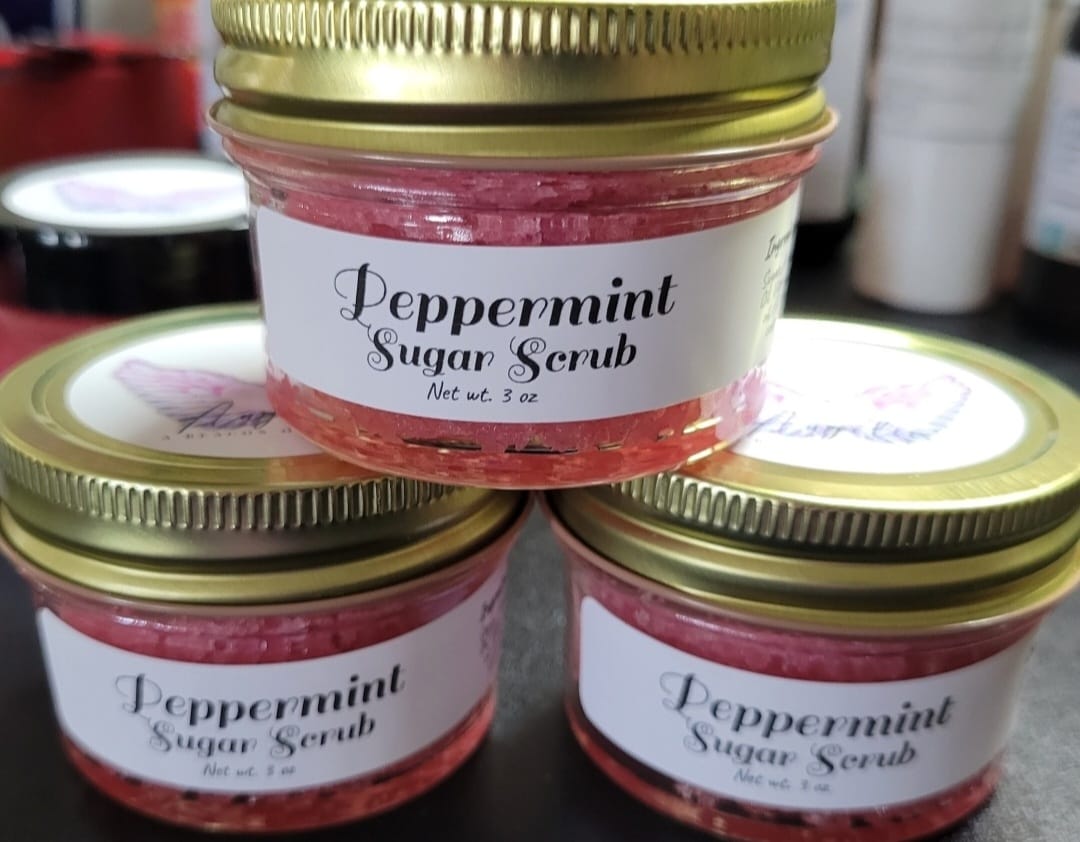 Peppermint Sugar Scrub